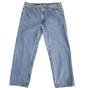 Levis 550‎ Jeans Mens 42 X 31 Blue Denim Relaxed Fit Tapered Cowboy Casual